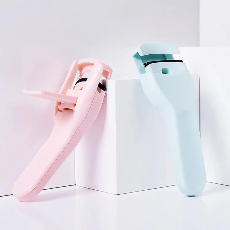 

Handle Plastic Eyelash Curler 3D Curling Lasting Stereotyped Curling Eyelash Curler Portable Plastic Eyelashes Curler