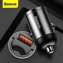 Baseus Quick Charge 4.0 3.0 USB C Car Charger For iPhone 12 11 X Pro Huawei Xiaomi Mobile Phone USBC Type C PD 3.0 Fast Charging