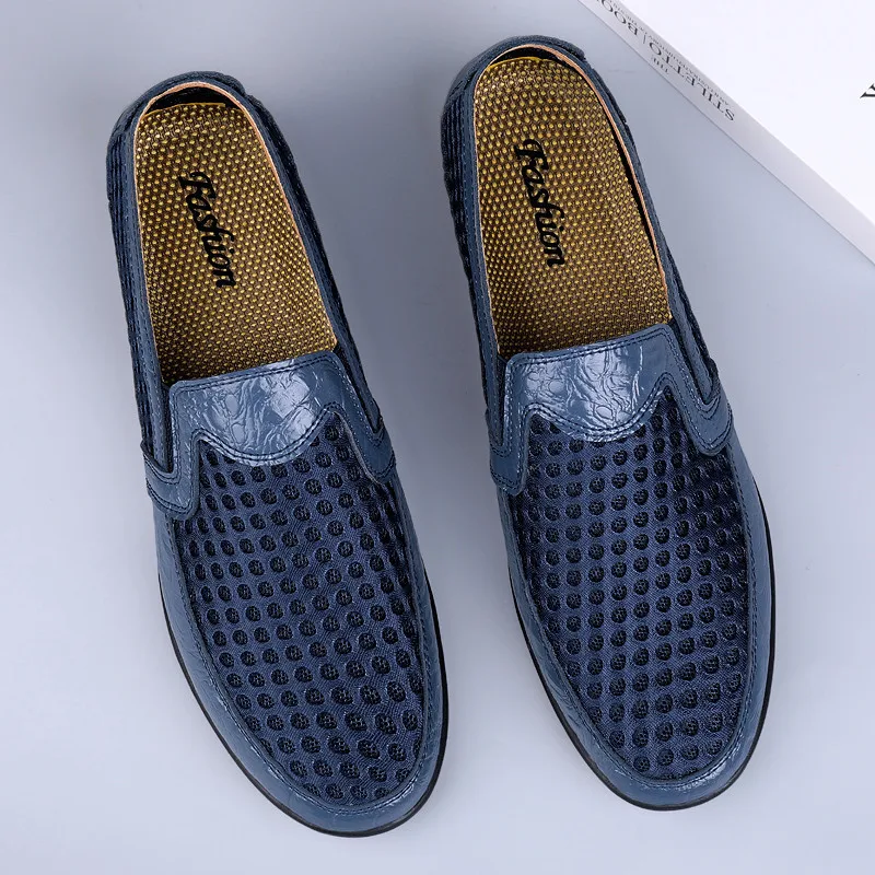 

Non-slip Flat Men's Casual Leather Shoes For Men Office Business Comfortable Light Formal High Quality New 2021 Fashion