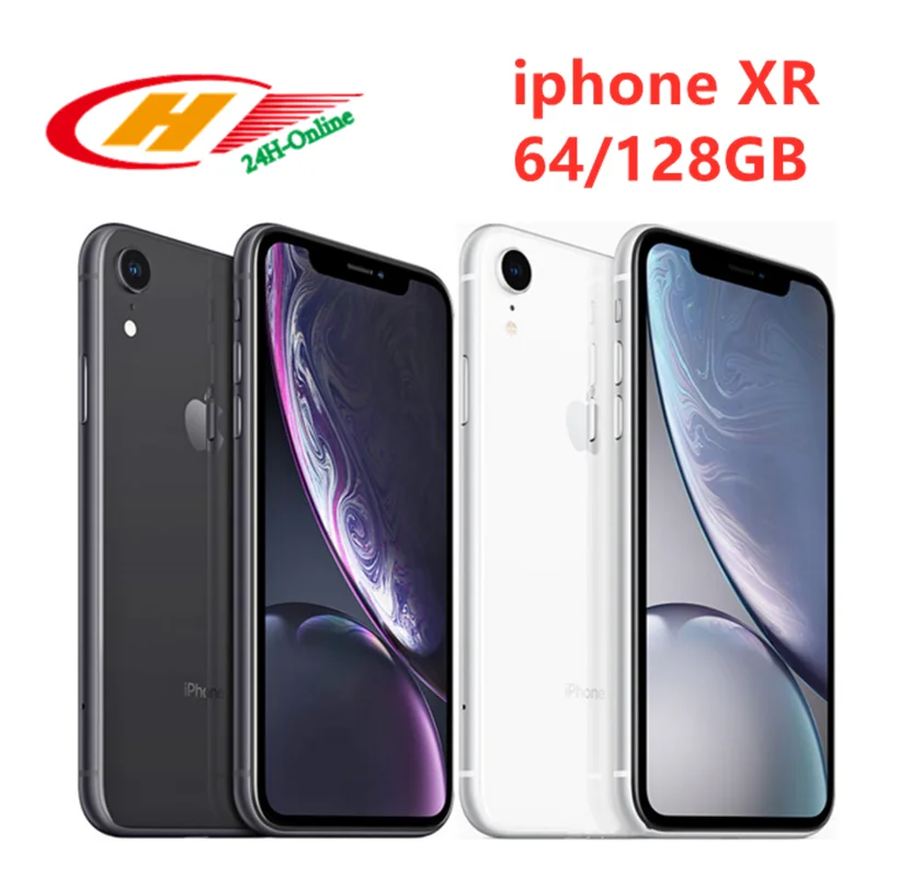 Разблокированный Apple iPhone XR ram 3 ГБ rom 64 Гб/128 Гб мобильный телефон LTE 6,1 дюймов шестиядерный IOS отпечаток пальца лица ID NFC