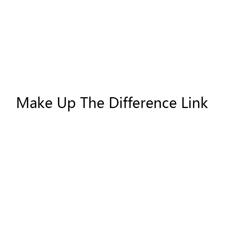 

Make up the difference link