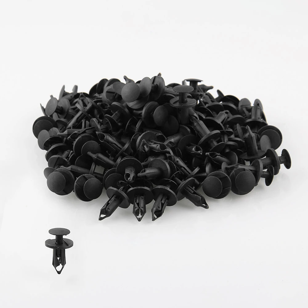 120 шт. 8 мм клипсы с отверстием для автомобиля бампер дверь отделка панель