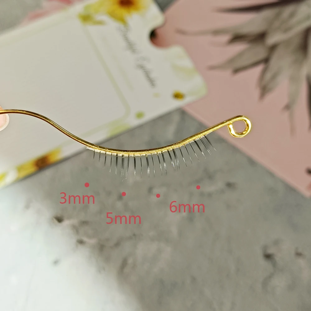 3 пары натуральные накладные ресницы Makeukp обнаженные нижняя ресница удлинение