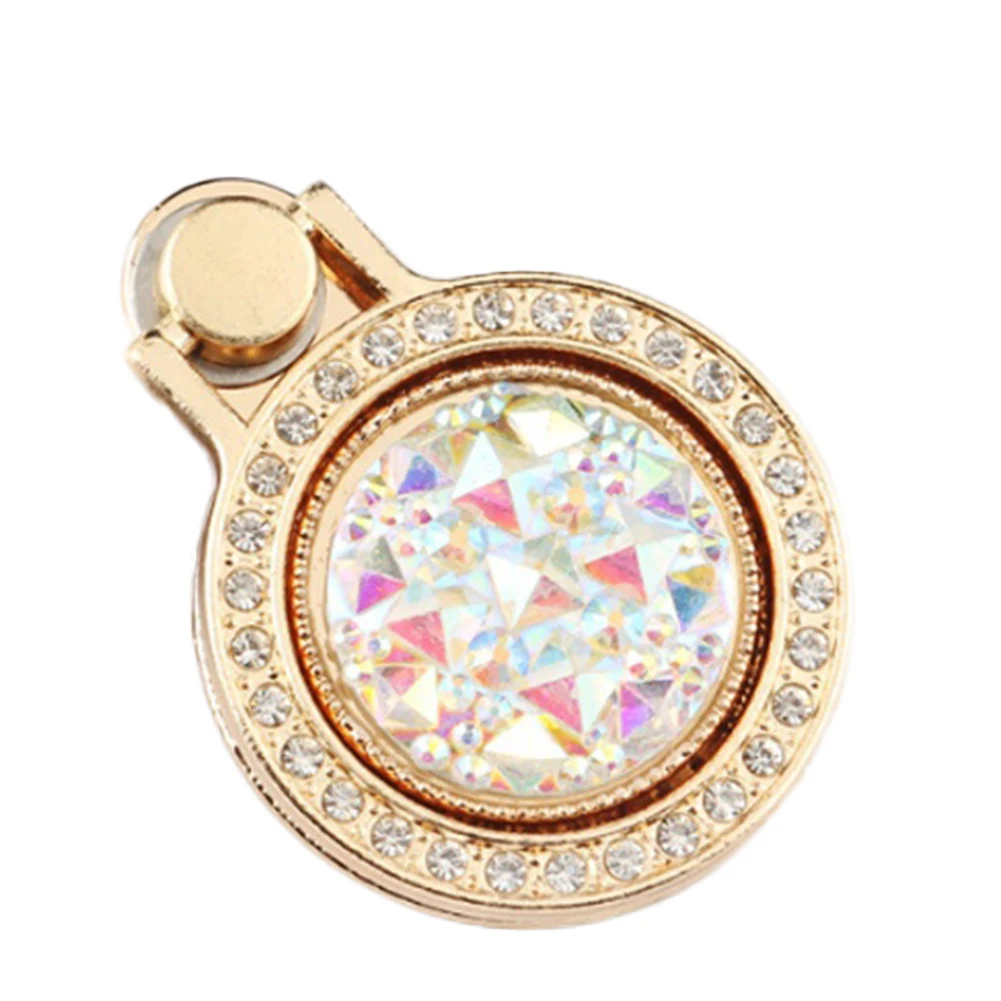 2020 New Fashion Shiny Rhinestone Phone Ring Stand Finger Holder Gift Socket Phone Stand Anti-Lost for iPhone iPad Xiaomi