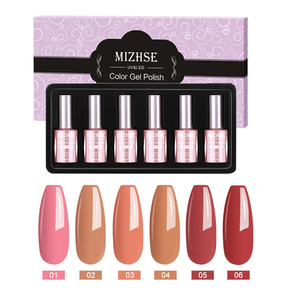 P02 MIZHSE, 18 мл, Гель-лак, Гель-лак, УФ-гель, светодиодный, лампа, Гель-лак, дизайн ногтей, 6 шт. в наборе, горячая Распродажа, лак, смола, цвет, грунтовка - Цвет: P02