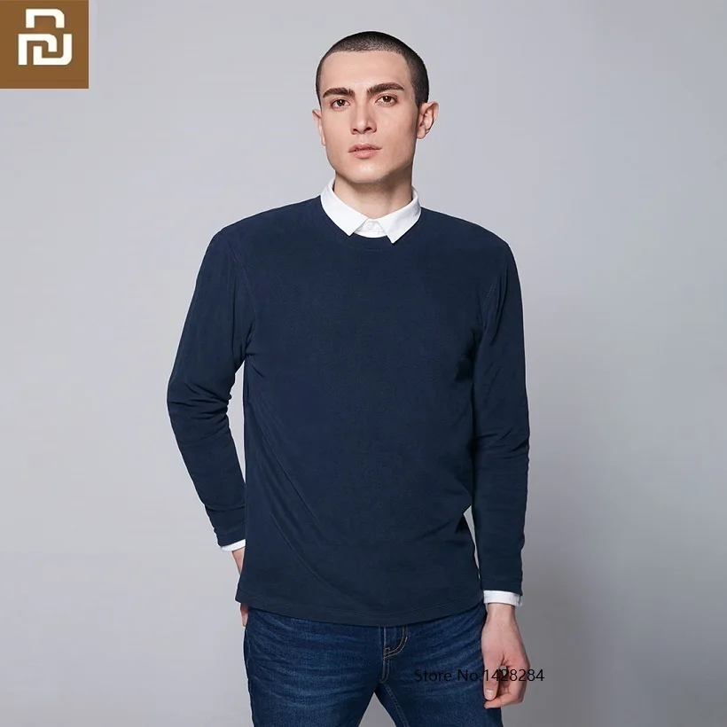 Youpin хлопковое повседневное флисовое теплое удобное приталенное пальто Мужская