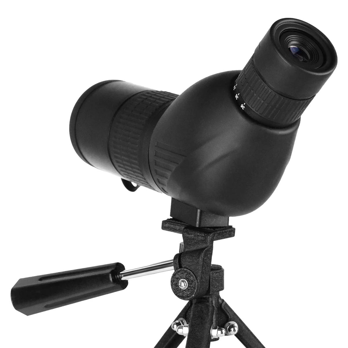 

Spotting Scope with Tripod Monocular 12X-36X Zoom Eyepiece Straight or Angled for Bird Watching Wildlife Scenery and Hunting
