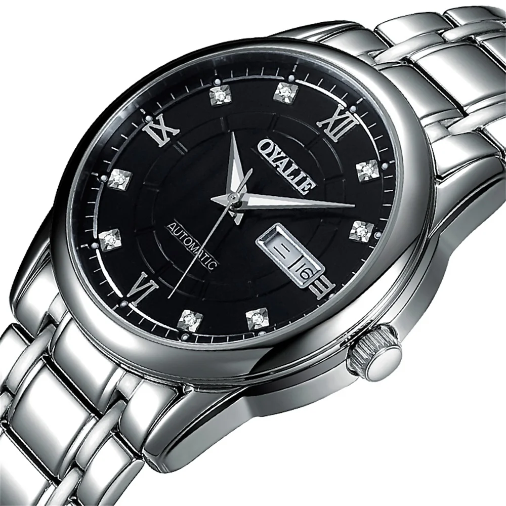 

Для мужчин Роскошные часы для Для мужчин 2021 автоматические часы Для мужчин s часы Топ бренд класса люкс Механический черный Наручные часы Ци...