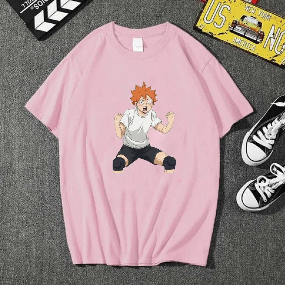

Haikyuu Uniex Cloths Anime Round Neck Harajuku Casual T-shirt