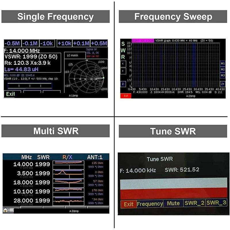Векторный анализатор сети Mini1300 0 1 1300 МГц Hf Vhf Uhf антенна Swr измеритель частоты