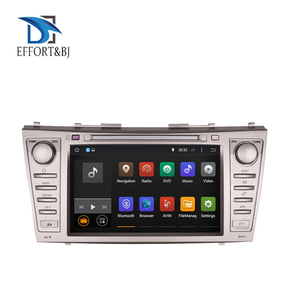 2 Din 1024*600 8 ядер Android 9 0 автомобильное радио для Toyota Camry 2006 2007 2008 2009 2010 2011