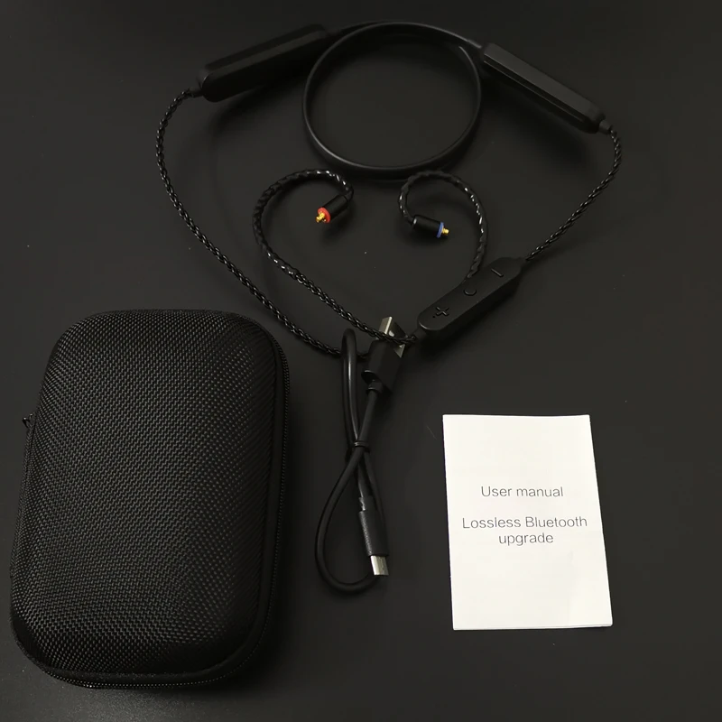 Шейный аудио кабель для MMCX 0 78 75 мм 2Pin SE215 SE535 ZST IE80S QDC A2DC шнур 500 мА/ч Bluetooth5.0 HiFi