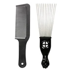 Расческа Мужская, из нержавеющей стали, с 3d-эффектом, 2 шт.партия