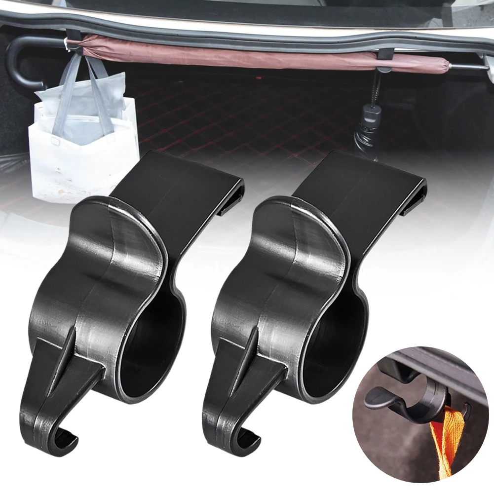 

2pcs/set Umbrella Holder Car Rear Trunk Mounting Bracket Towel Hook for Umbrella Hanging Hook Automobile Trunk Organizer