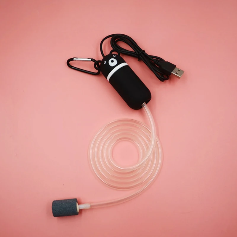 

Cute Mute Oxygen Air Pumps Portable Mini USB Aquarium Fish Supplies Accessories For Fish Tank INTE99