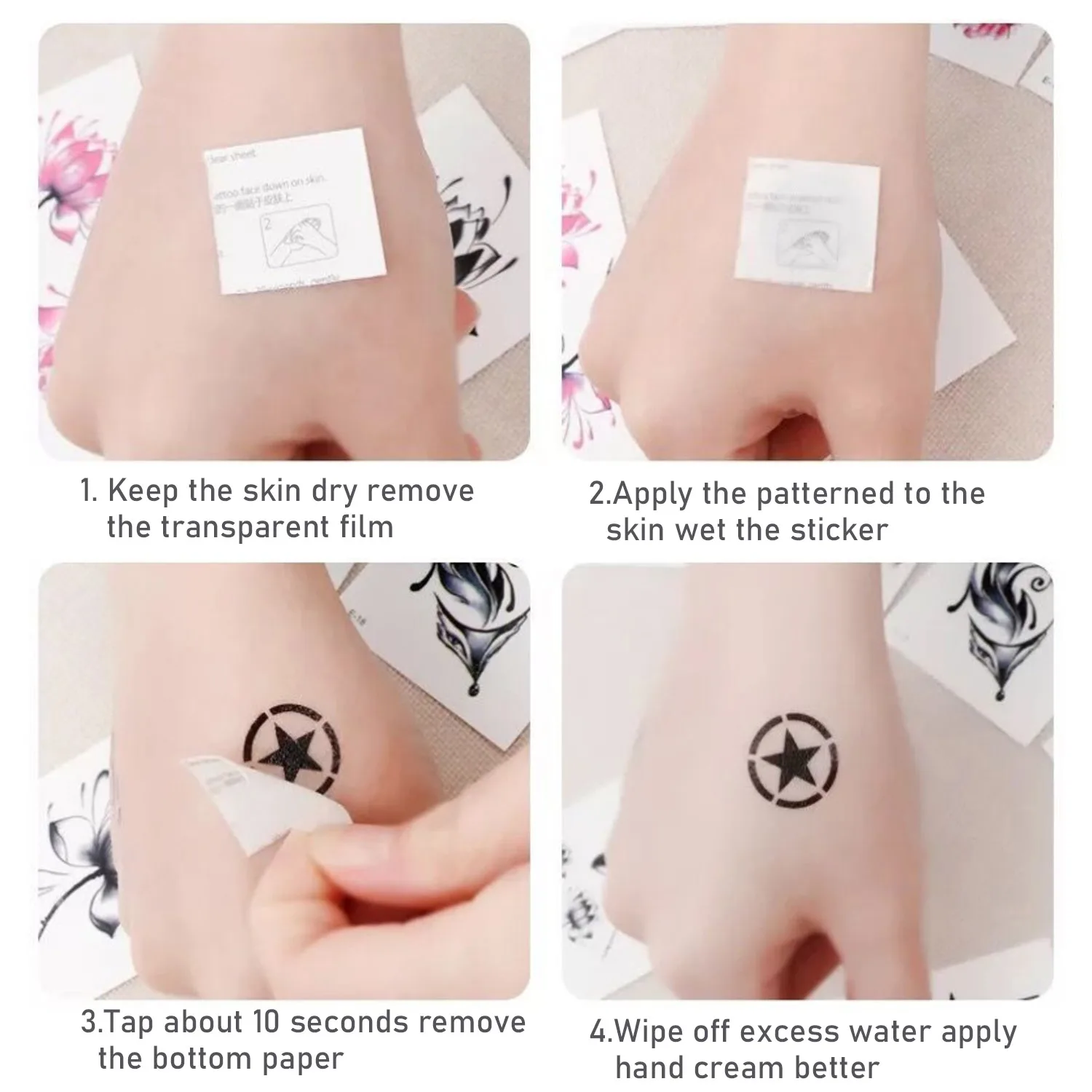 Набор для татуировок с блестками 24 цвета блестящие порошки + 120 уникальных