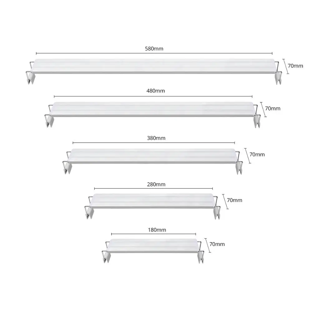 Светодиодный аквариумный светильник 18 58 см 220 В расширяемый для аквариума с