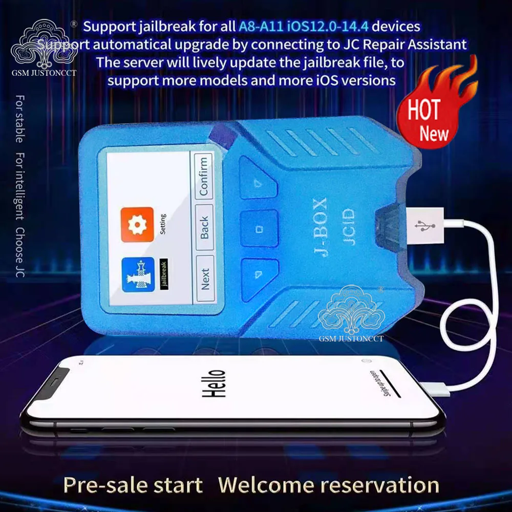 J-BOX разблокирование коробки автоматические инструменты Jailbreak и Flash для