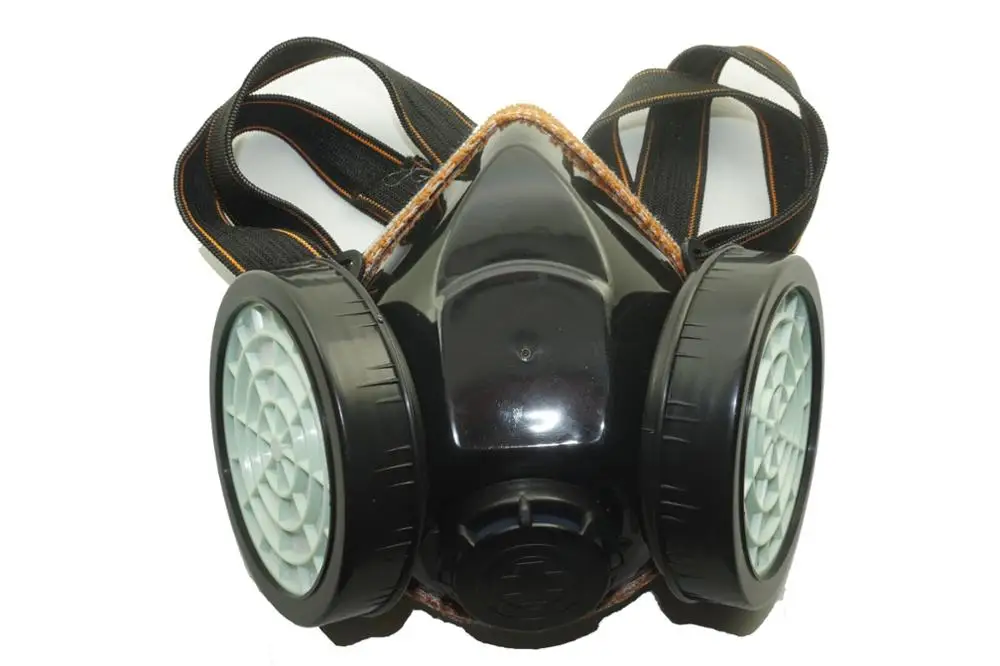 Аварийная Защитная респираторная противогаз двойной защитный фильтр |