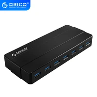 ORICO Port USB 3 0 HUB with 12V Power Adapter USB Splitter OTG Adapter For Desktop Laptop Computer Accessories SuperSpeed