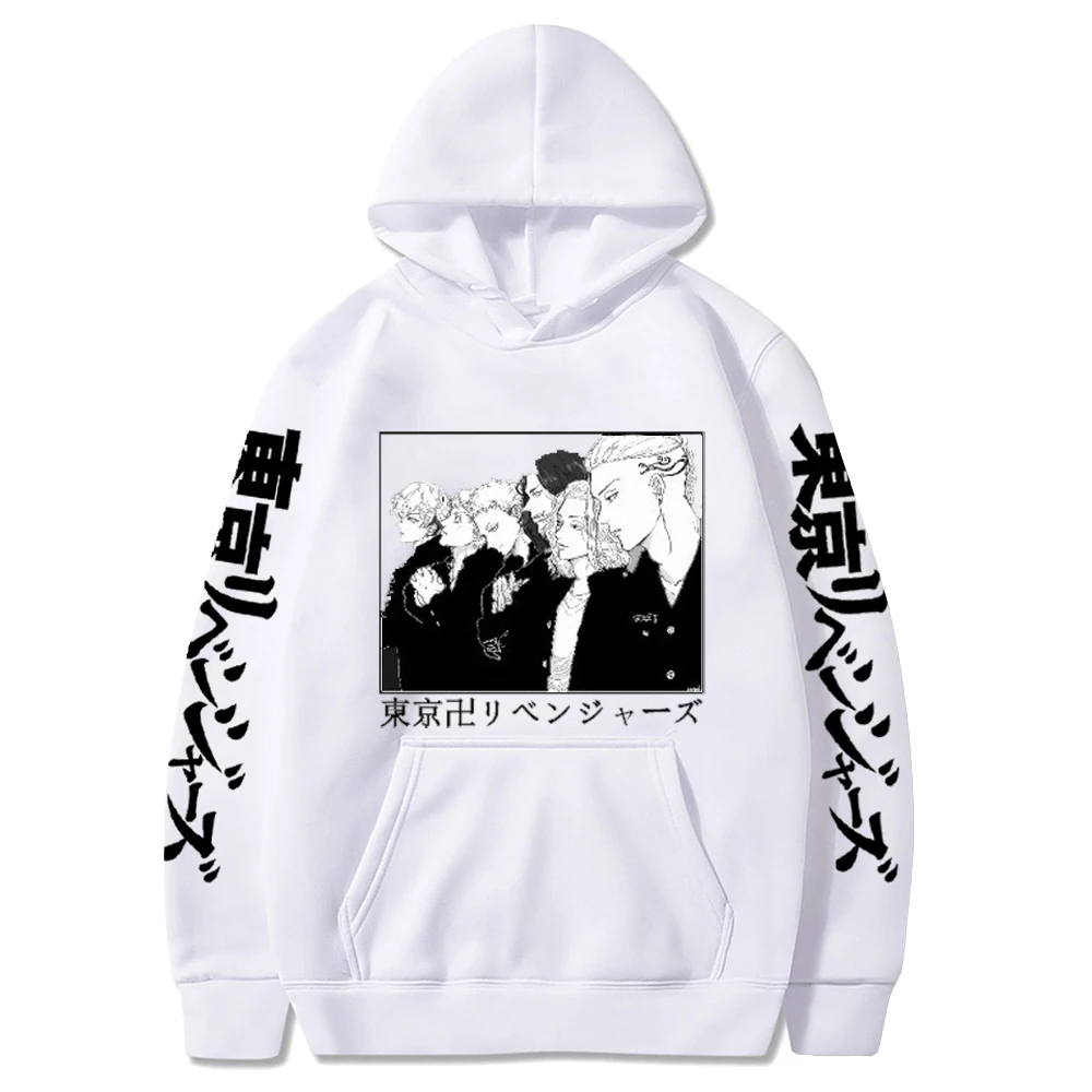 Толстовка мужская с длинным рукавом повседневный свитшот аниме Токио принтом