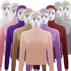 Женский топ с капюшоном, Солнцезащитная одежда для плавания, укороченные топы, блузка с длинным рукавом, эластичный пляжный летний мусульманский пуловер, топ, арабский ислам, повседневный Топ