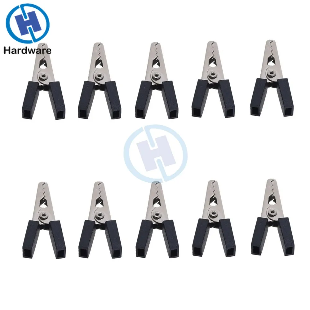 10 шт. красный черный зажим крокодил терминальный тест электрическая батарея 35