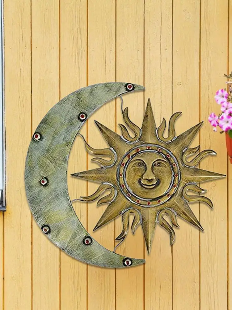 13 АЦТЕКСКИХ Солнце Луна Металлический Настенный декор небесная тематика ручная