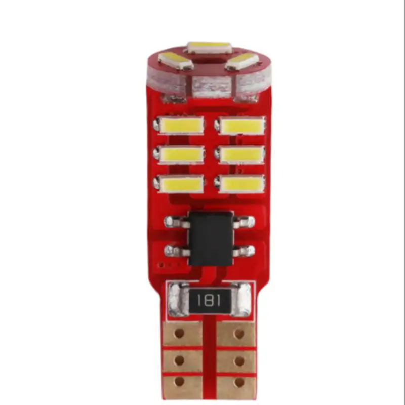 LD 2X Новый индикатор ширины декодирования T10 4014 15smd подсветка l лампа для чтения
