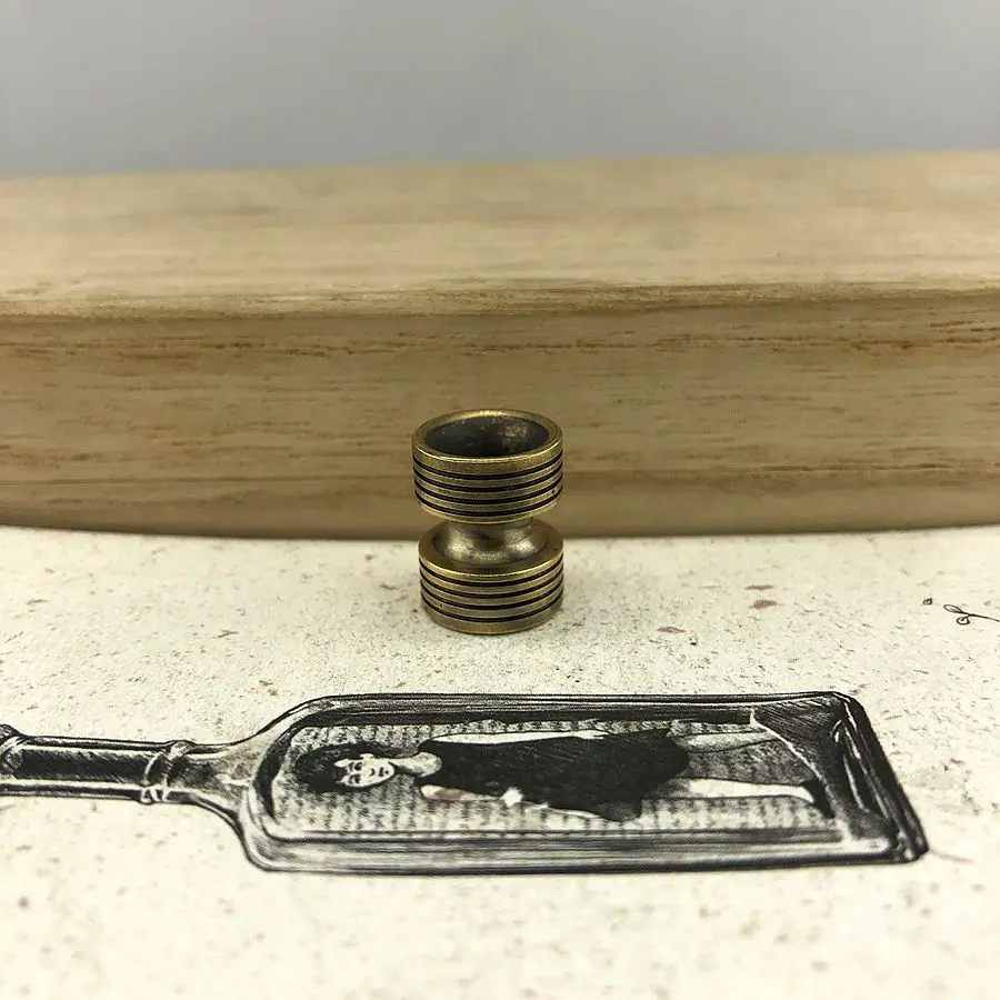 EDC инструменты шарики для ножей латунные цилиндрические бусы на шнурок Паракорд