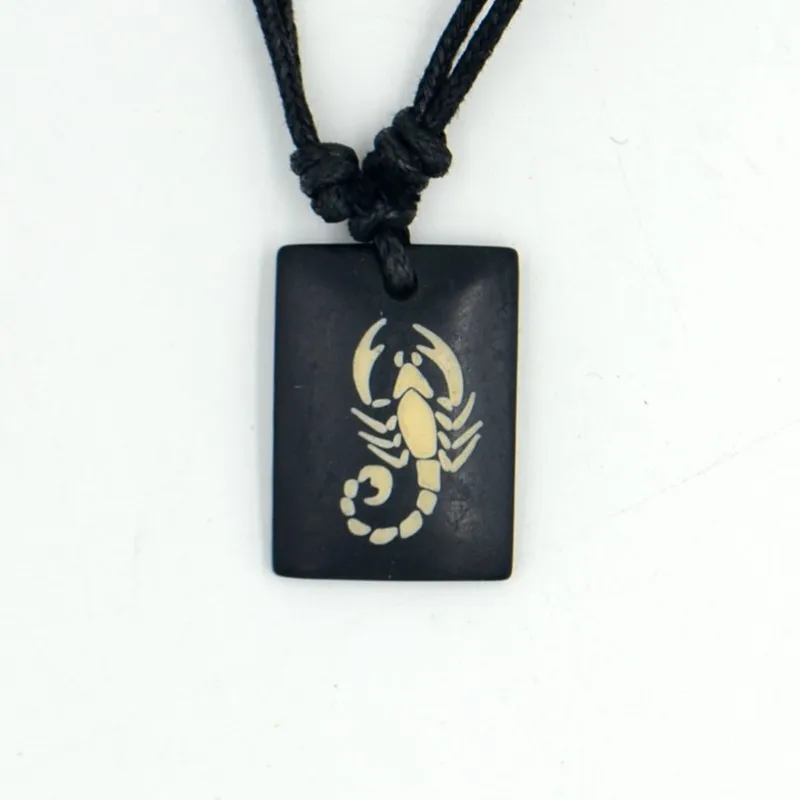 Подвеска из эпоксидной смолы Скорпион-счастливый подарок Племенной тотем модные