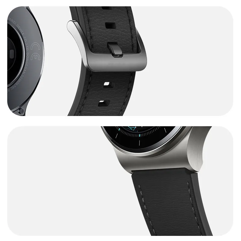Ремешок кожаный 22 мм для HUAWEI Watch GT 2 Pro GT2 2e Аксессуары Samsung Galaxy 3 45 Gear S3 Amazfit GTR 47 |