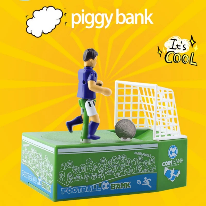 Копилка электрическая с изображением футбольной тематики|Денежные и банковские