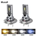 Мини H4 H7 H11 1860 12000K 4300K 6500K 20000LM 80 Вт H9 H8 светодиодный туман светильник лампочка HB3 9005 9006 HB4 автомобилей головной светильник авто лампы 12V 24V