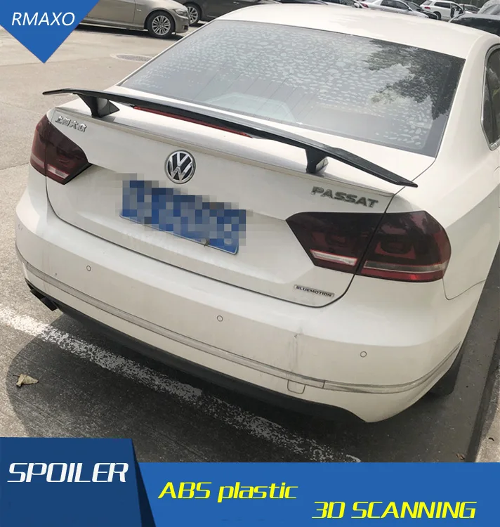 Спойлер для Volkswagen Passat 2011-2016 спойлер из АБС-пластика заднего крыла автомобиля