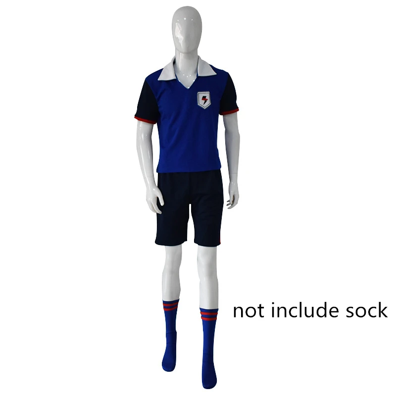 Игровой костюм для косплея Inazuma Eleven школьная форма команды футболка поло унисекс