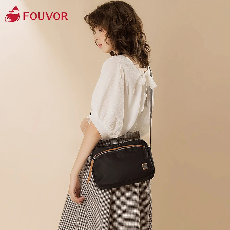 Fouvor 2019 модная нейлоновая маленькая сумка для женщин простая дикая холщовая