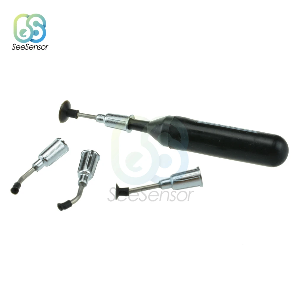 Вакуумная Ручка для всасывания SMD IC выбор ручного инструмента 4 всасывающих