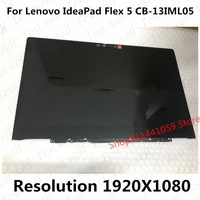 original 13 3 fhd lcd led touch screen replacement digitizer assembly with bezel 5d10s39656 for lenovo flex 5 cb 13iml05 82bb