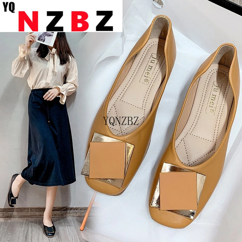 

2022 Spring and Autumn Women's Flat Shoes Fashionable and Comfortable Metal