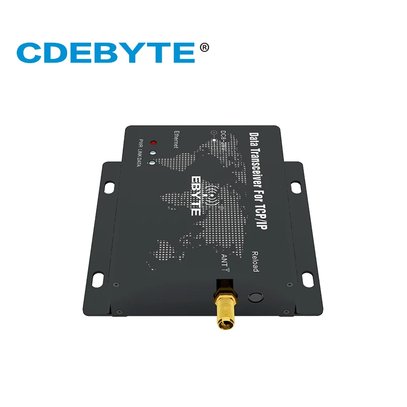 RJ45 Ethernet New LoRa SX1262 30dBm 1W 230MHz TCP UDP Serial Port Wireless Transceiver Modem E90-DTU(230SL30-ETH)