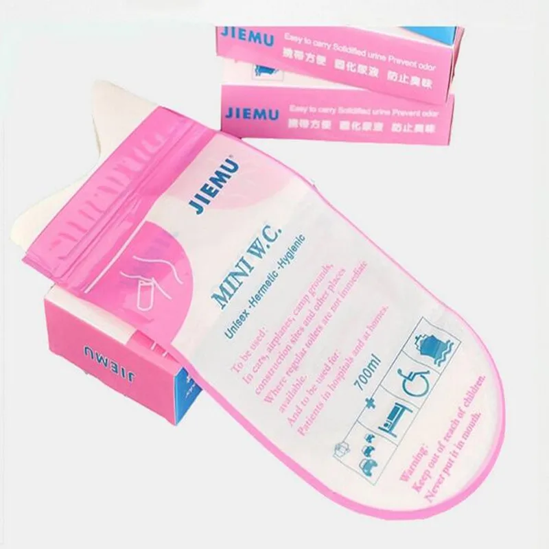 

4pc 700ml Emergency Portable Car Urine Bag Vomit Bags Mini Mobile Toilets Handy Unisex Disposable Urinal Toilet Bag