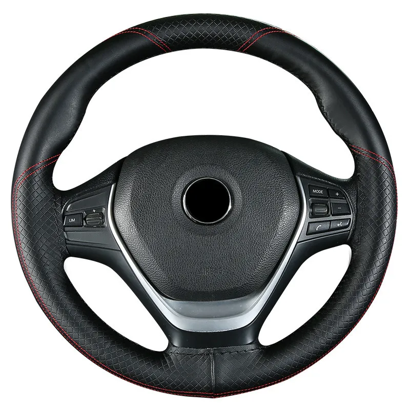 

DIY 38CM Universal Anti-wear Car Steering Wheel Covers Three-dimensional Breathable Anti-slip steering-Wheel Sleeve Protector