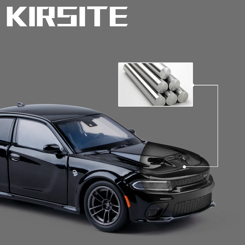 132 dodge charger srt hellcat alloy muscle car model diecasts metal toy sports car model simulation collection childrens gift free global shipping