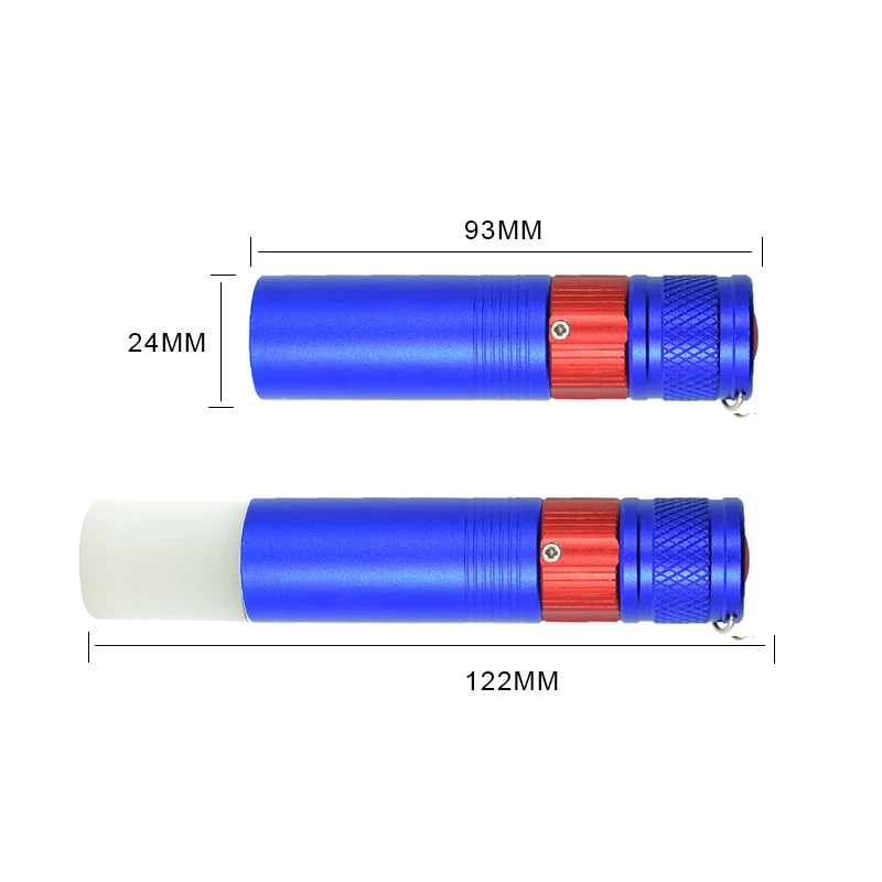 Светодиодный фонарик-брелок васафар XPE мини-белый красный синий фонарик с зумом