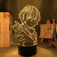 anime noragami yato figure led night light for bedroom decor light brithday gift manga noragami 3d table lamp acrylic