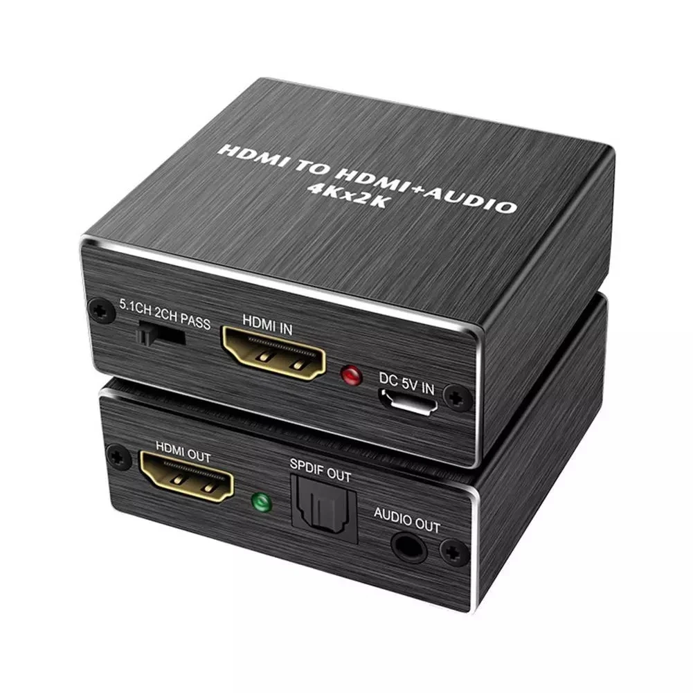 4K X 2K HDMI аудио экстрактор стереоэкстрактор преобразователь Оптический TOSLINK SPDIF + 3 5