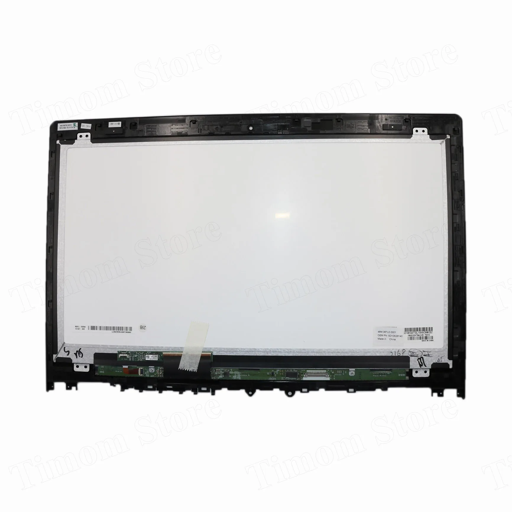 for edge 2 1580 2 15 lenovo 80qf laptop lcd assemblies bezel 5d10k28140 fhd 19201080 30pin display 15 6 touch screen digitizer free global shipping