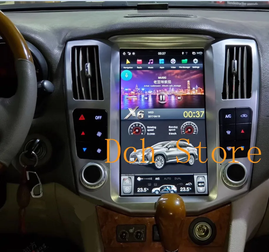 11 8 ''tesla style Android 9 0 автомобильный DVD плеер GPS для Lexus RX RX300 RX350 RX400 2004 2007 навигация