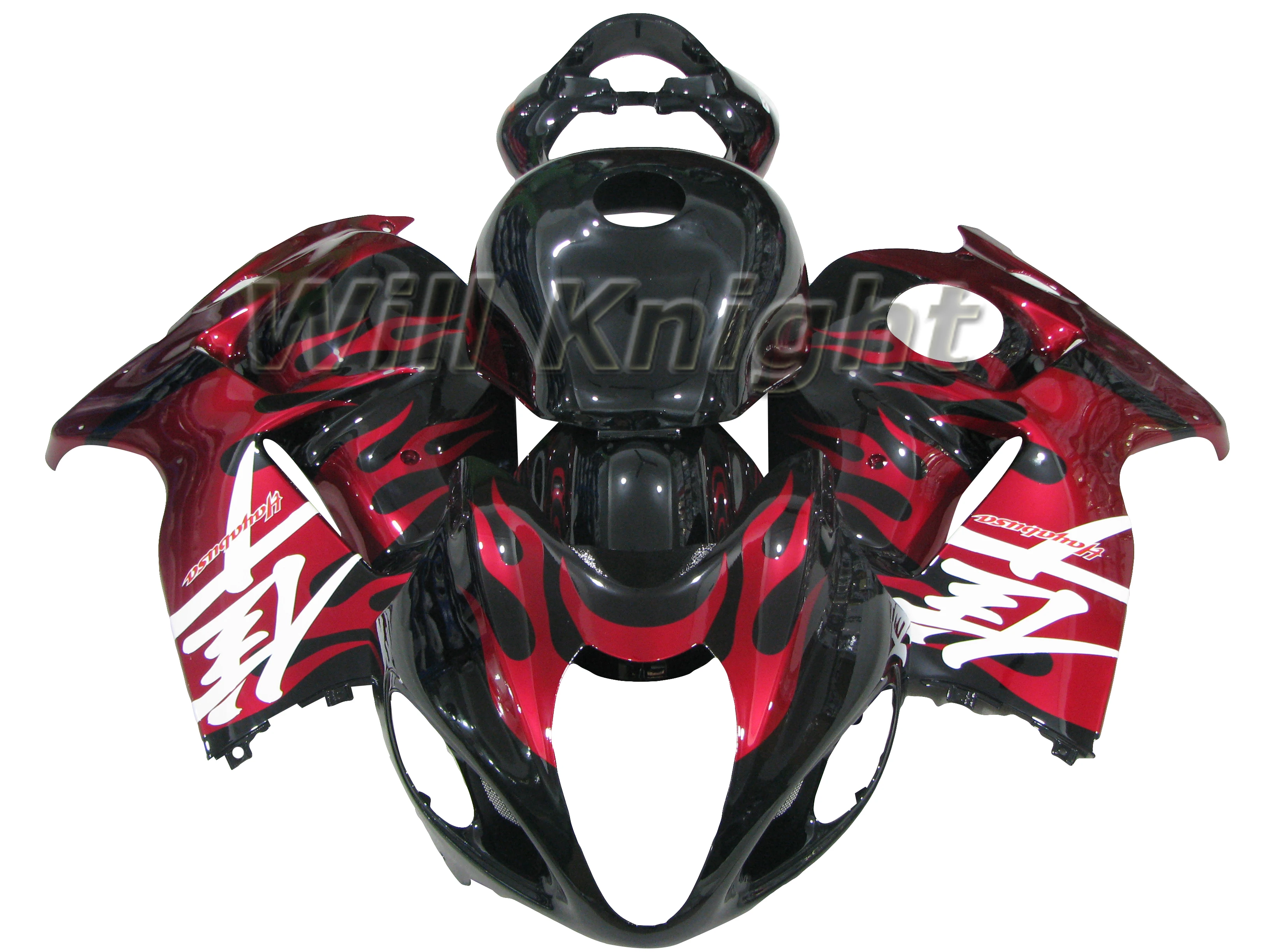

For GSXR1300 Hayabusa 1997-2007 Pink Black Fairing Kit Body Frame Injection Molding Matte 1998 1999 2000 2001 2002 2003 2004
